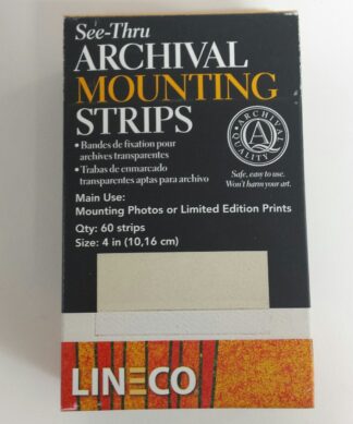 Lineco See Thru Archival Mounting Strips