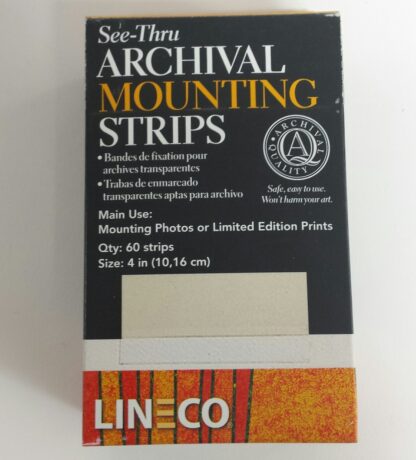 Lineco See Thru Archival Mounting Strips