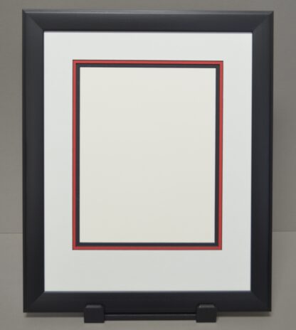 Black Frame with Black Core Triple Matting