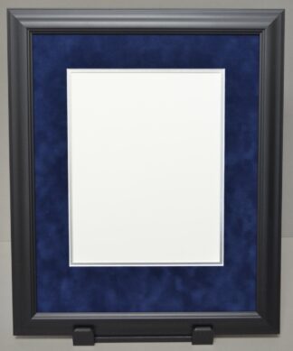 Executive Diploma Frame with Blue Suede Mat