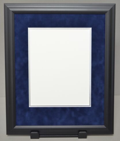 Executive Diploma Frame with Blue Suede Mat