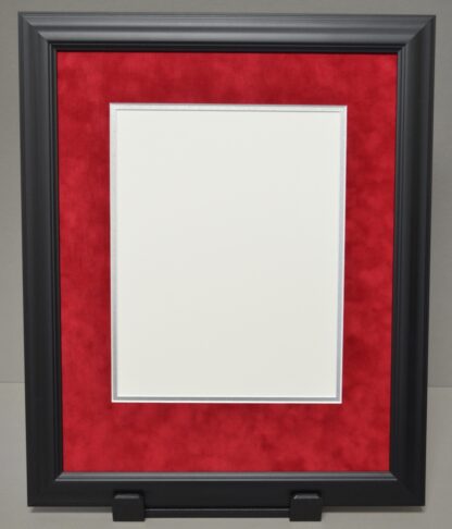 Executive Diploma Frame with Red Suede Mat