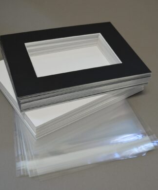 Jet Black Matboard Presentation Kits